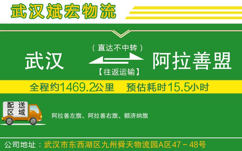 武漢到阿拉善盟貨運(yùn)公司