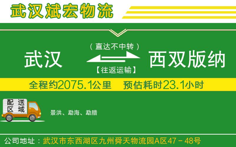 武漢到西雙版納傣族自治州貨運(yùn)公司