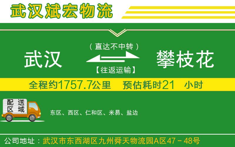 武漢到攀枝花貨運(yùn)專線