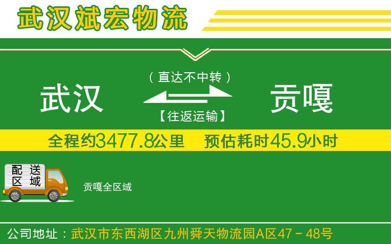 武漢到貢嘎貨運公司