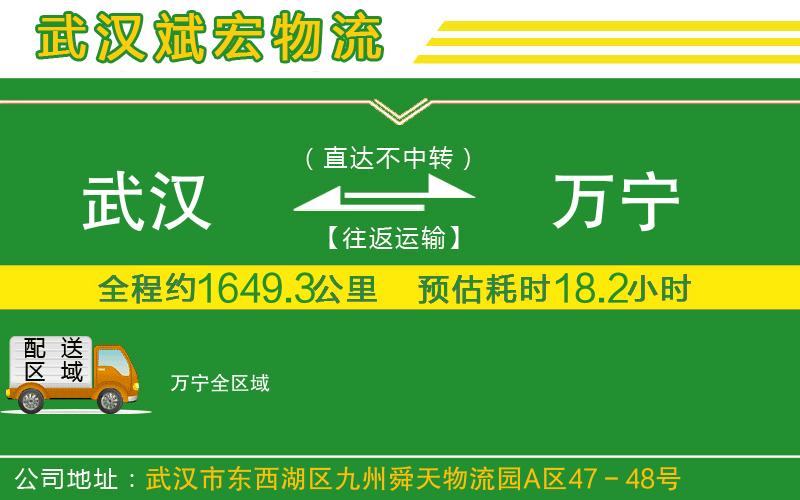 武漢到萬寧貨運(yùn)公司
