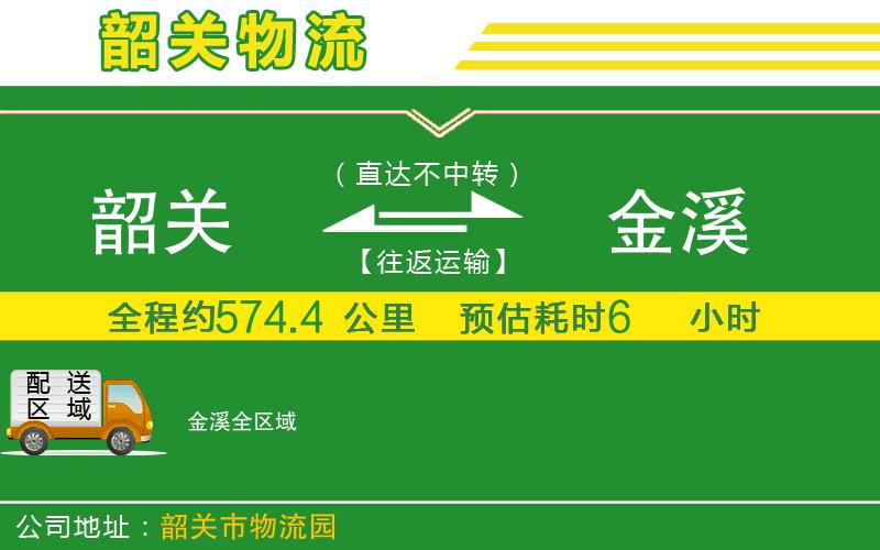 韶關(guān)到金溪物流公司
