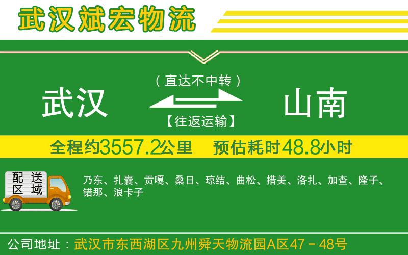 武漢到山南貨運專線