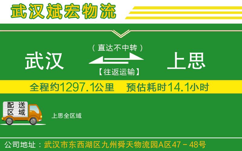 武漢到上思貨運(yùn)公司