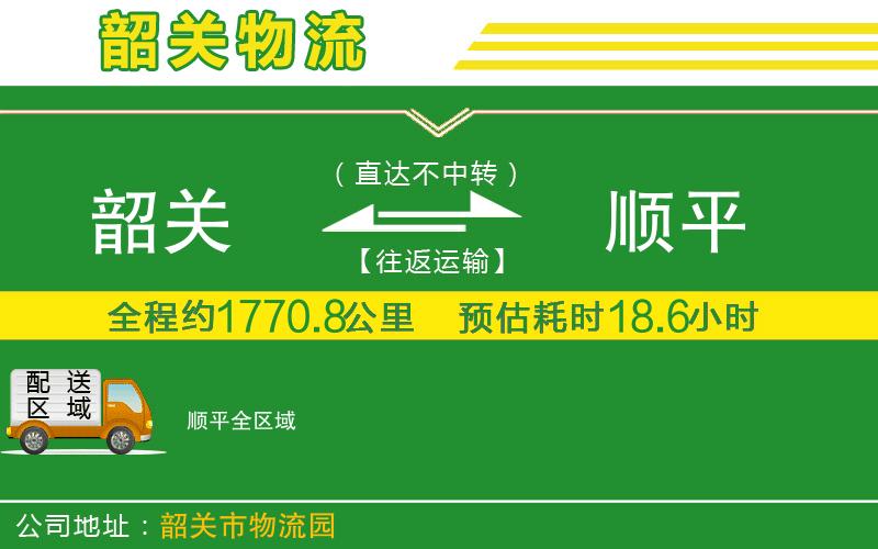 韶關到順平物流公司