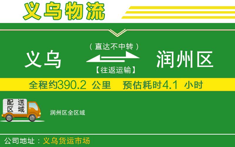 義烏到潤州區(qū)物流公司