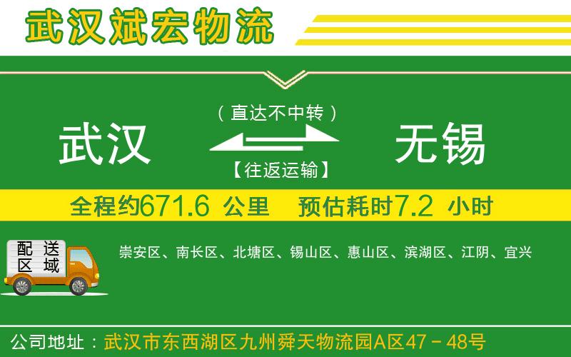 武漢到無錫貨運(yùn)專線