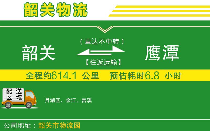 韶關到鷹潭物流公司