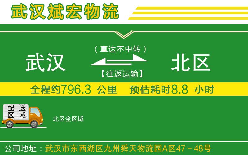 武漢到北區(qū)貨運(yùn)公司