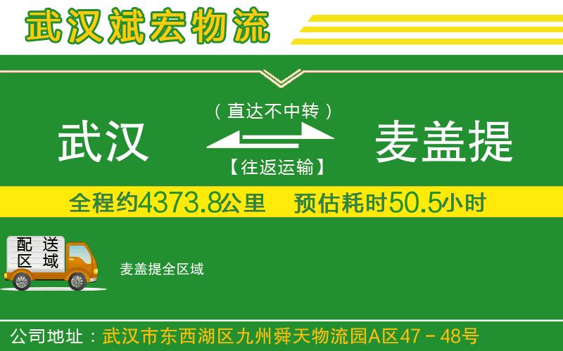 武漢到麥蓋提貨運(yùn)公司