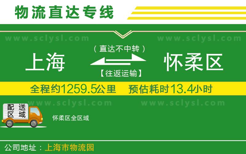 上海到懷柔區(qū)物流專線