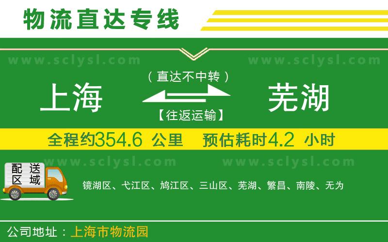 上海到蕪湖物流專線