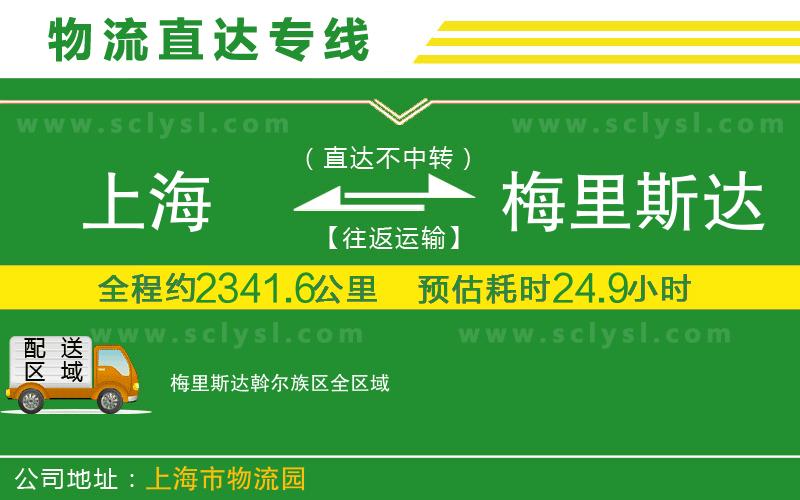 上海到梅里斯達(dá)斡爾族區(qū)物流專線
