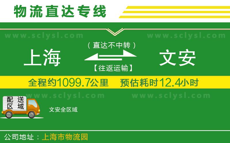 上海到文安物流專線
