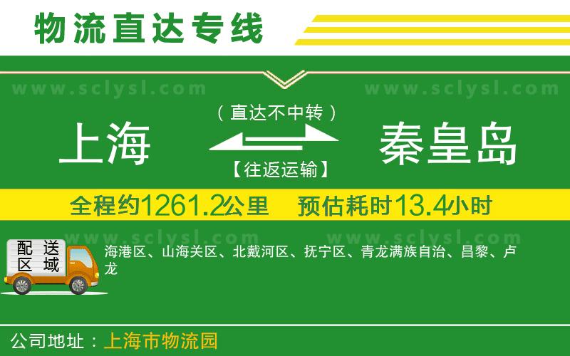 上海到秦皇島物流專線