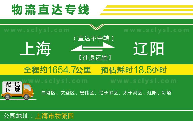 上海到遼陽(yáng)物流專線