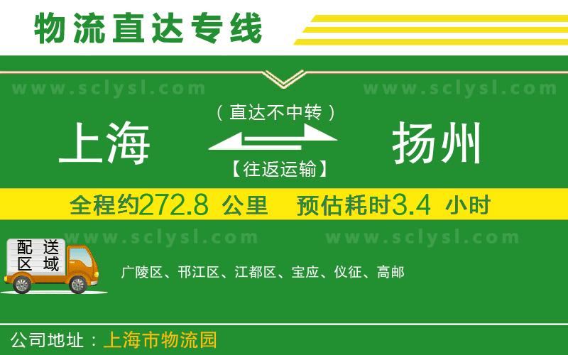 上海到揚(yáng)州物流專線