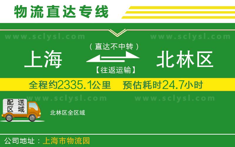 上海到北林區(qū)物流專線