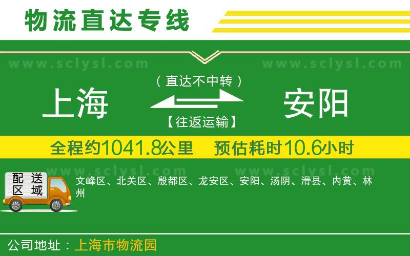 上海到安陽物流專線
