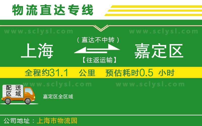 上海到嘉定區(qū)物流專線