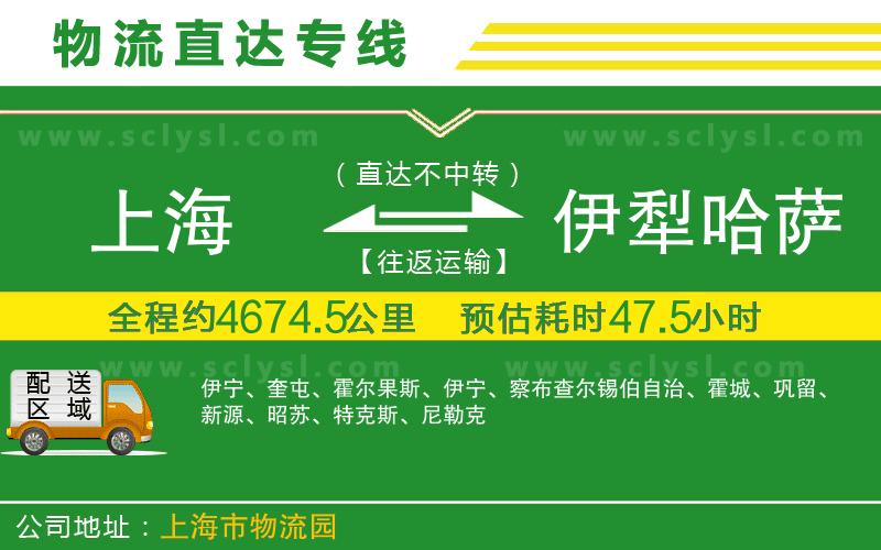 上海到伊犁哈薩克自治州物流專線