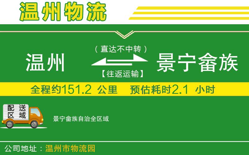 溫州到景寧畬族自治貨運公司
