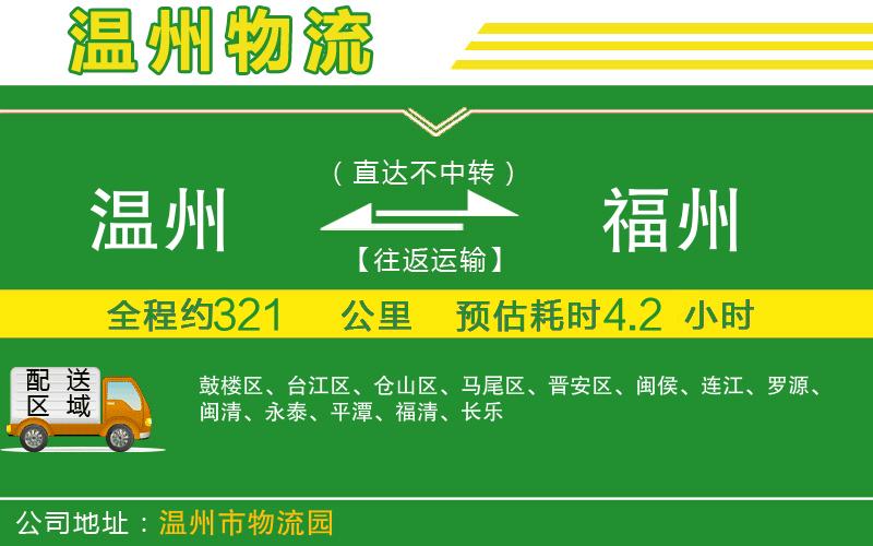 溫州到福州物流專線