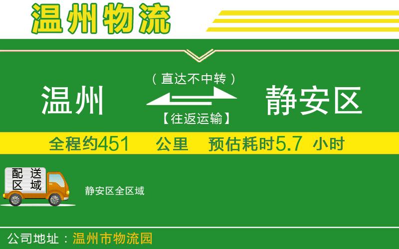 溫州到靜安區(qū)物流專線