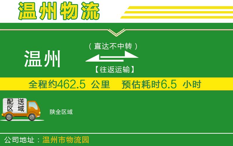 溫州到陜物流專線