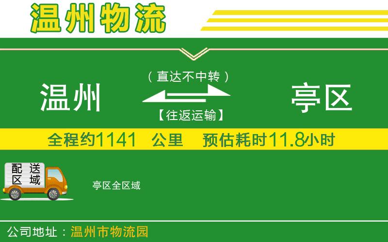 溫州到猇亭區(qū)貨運公司